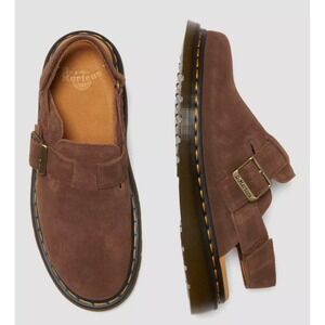 SOLD
DR. MARTENS JORGE II BRONX SUEDE‎ DARK BROWN SLINGBACK MULE SHOE Y2K